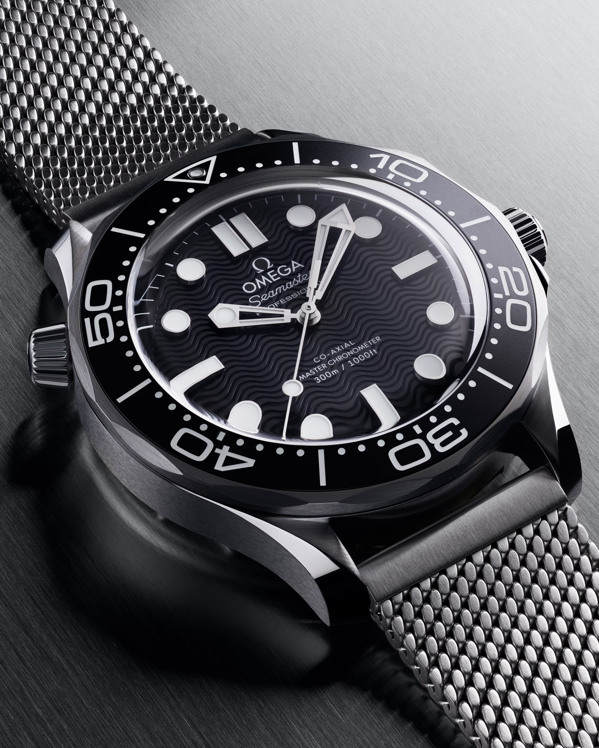 Omega Seamaster Diver 300M, 42mm, Stainless Steel, Black, Ref# 210.30.42.20.01.010, dated 2026