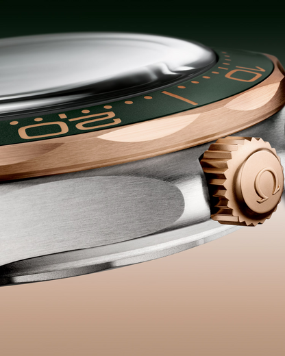 Omega Seamaster Diver 300M, 42mm, Titanium & Bronze Gold, Green, Ref# 210.92.42.20.10.001, dated 2026