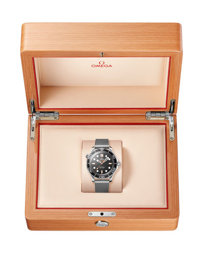 Omega Seamaster Diver 300M, 42mm, Stainless Steel, Black, Ref# 210.30.42.20.01.018, dated 2026