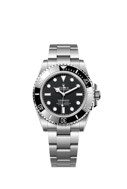 Rolex Submariner 41mm, No Date, Stainless Steel, Black, Ref# 124060