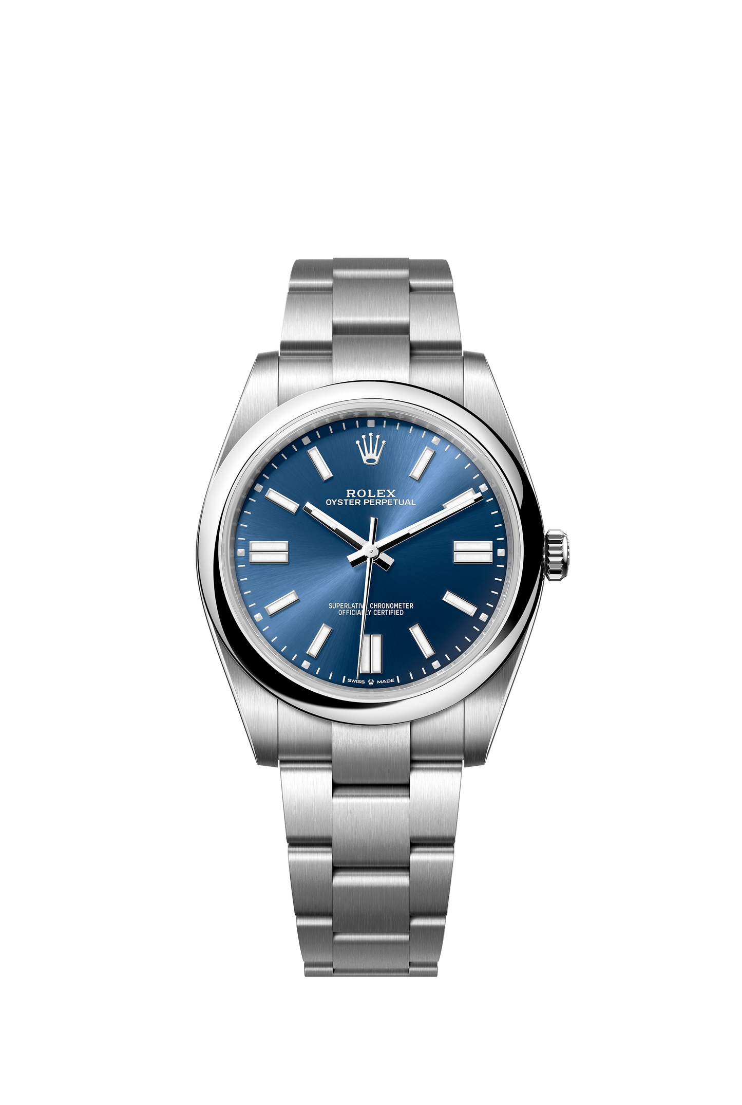 Rolex Oyster Perpetual 41mm, Stainless Steel, Blue, Ref# 124300-0003