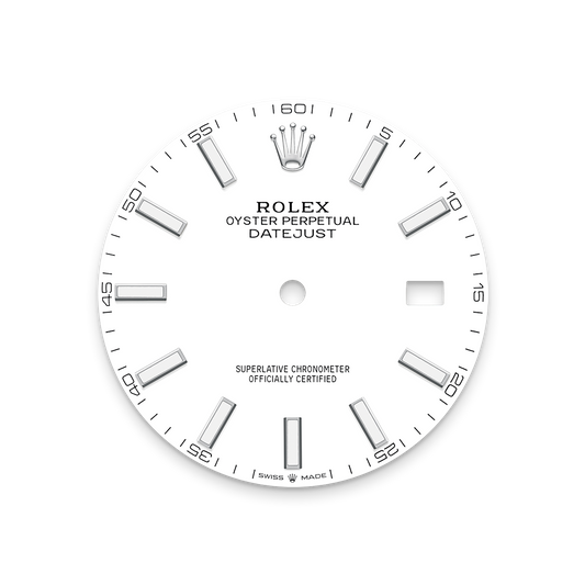 Rolex Datejust 41mm, Stainless Steel, White, Jubilee, Ref# 126300-0006, dated 2025
