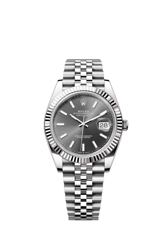 Rolex Datejust 41mm, Stainless Steel, Rhodium, Jubilee, Ref# 126334-0014