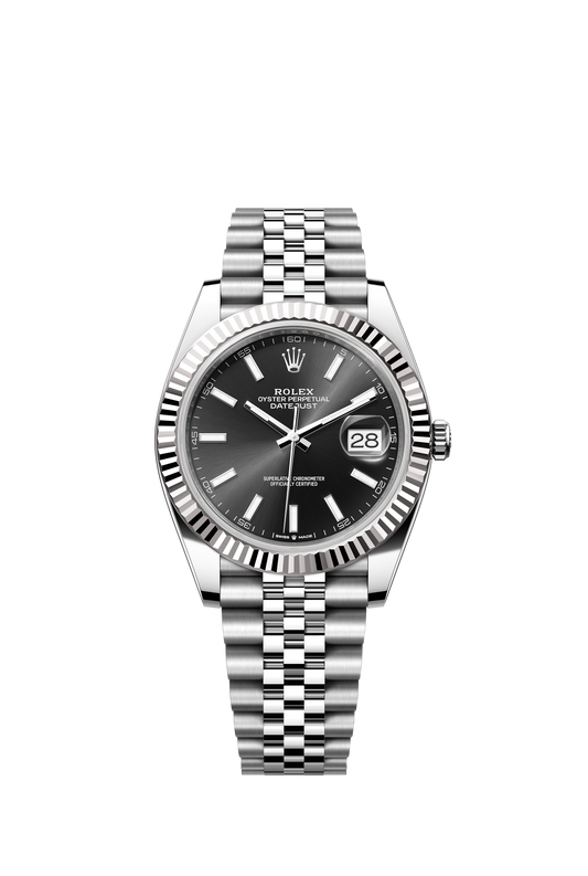 Rolex Datejust 41mm, Stainless Steel, Black, Jubilee, Ref# 126334-0018