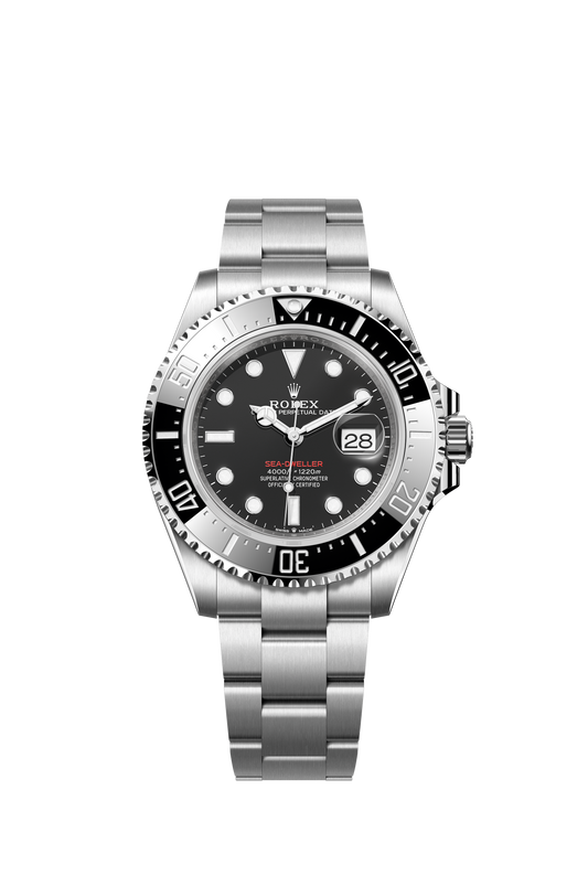 Rolex Sea-Dweller 43mm, Stainless Steel, Red Letters, Black, Ref# 126600