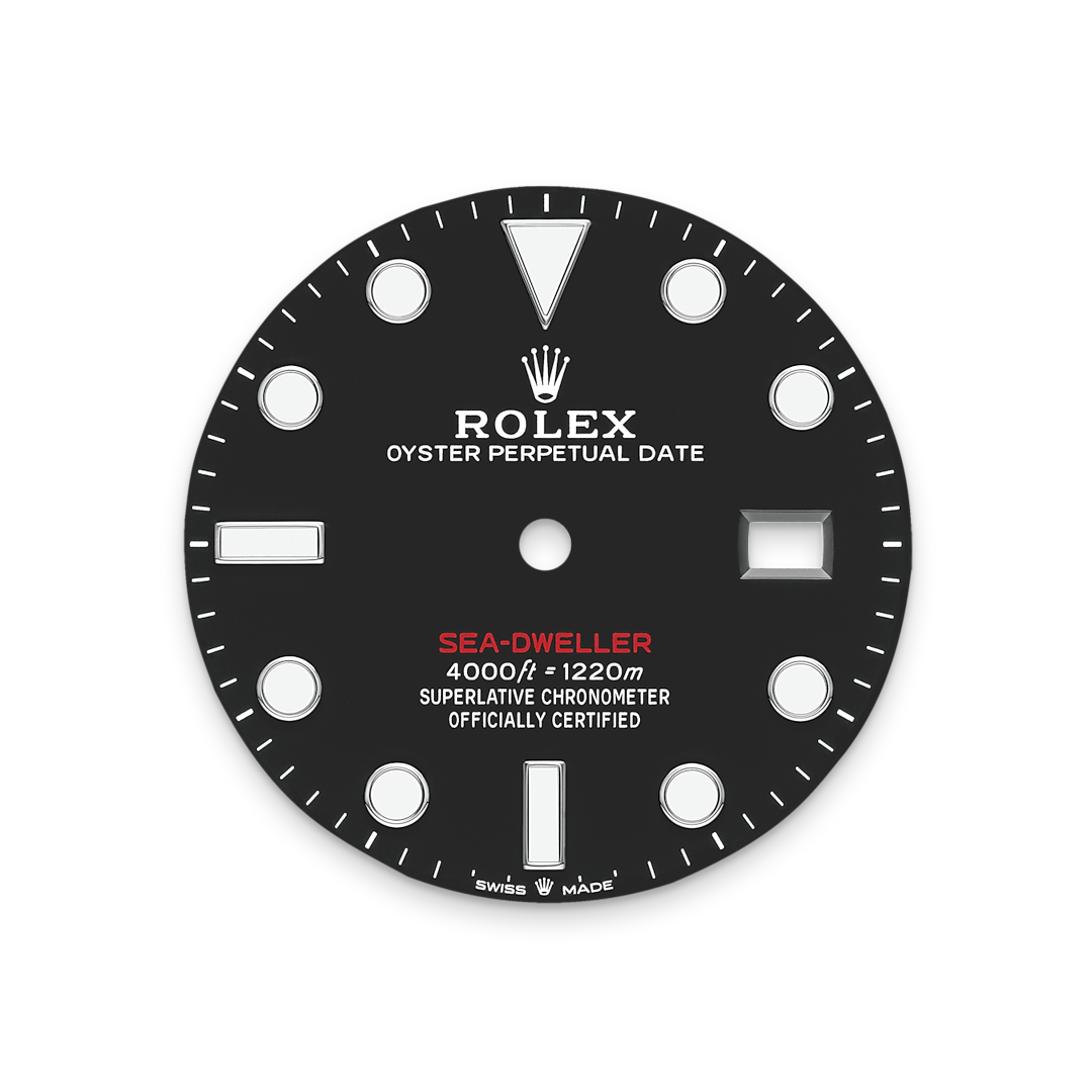 Rolex Sea-Dweller 43mm, Stainless Steel, Red Letters, Black, Ref# 126600