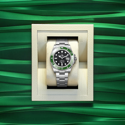 Rolex Submariner 41mm, Date, Stainless Steel, Kermit, MK2 Bezel, Ref# 126610LV