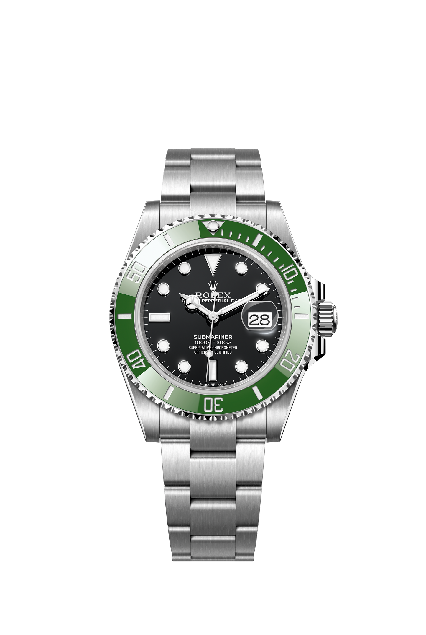 Rolex Submariner 41mm, Date, Stainless Steel, Kermit, MK2 Bezel, Ref# 126610LV