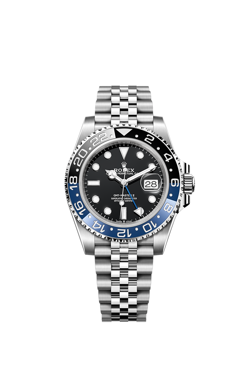 Rolex GMT-Master II 40mm, Stainless Steel, Batman, Jubilee, Ref# 126710BLNR-0002