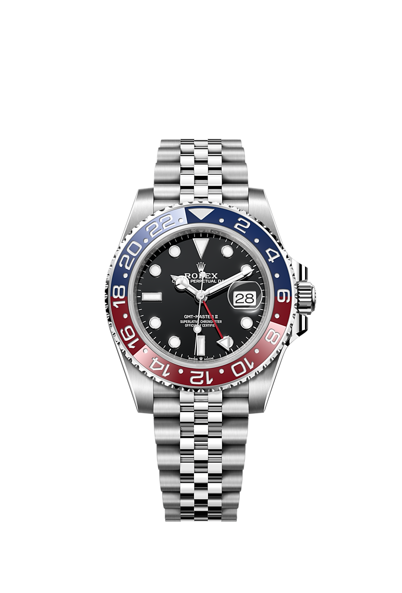 Rolex GMT-Master II 40mm, Stainless Steel, Pepsi, Jubilee, Ref# 126710BLRO-0001