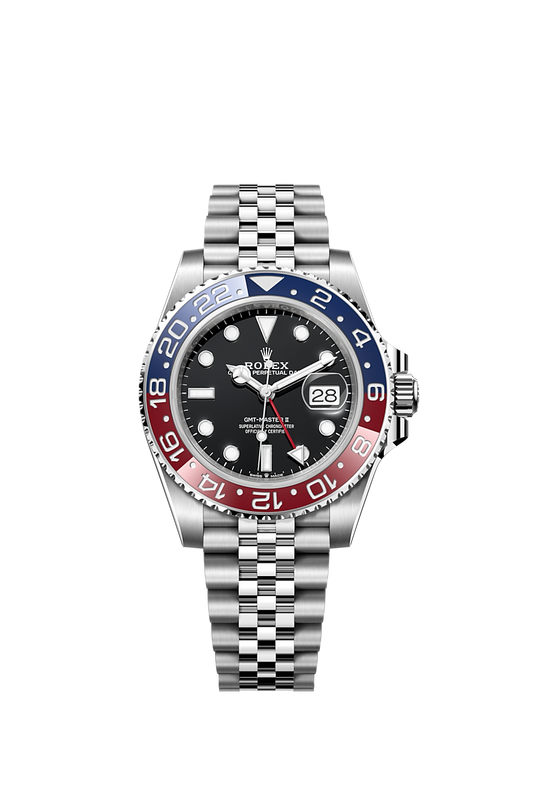 Rolex GMT-Master II 40mm, Stainless Steel, Pepsi, Jubilee, Ref# 126710BLRO-0001