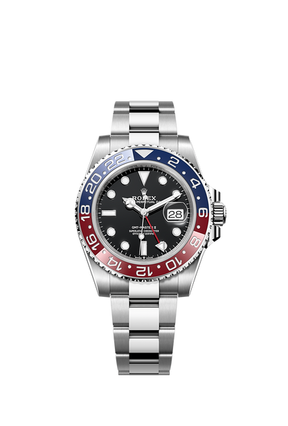 Rolex GMT-Master II 40mm, Stainless Steel, Pepsi, Oyster, Ref# 126710BLRO-0002