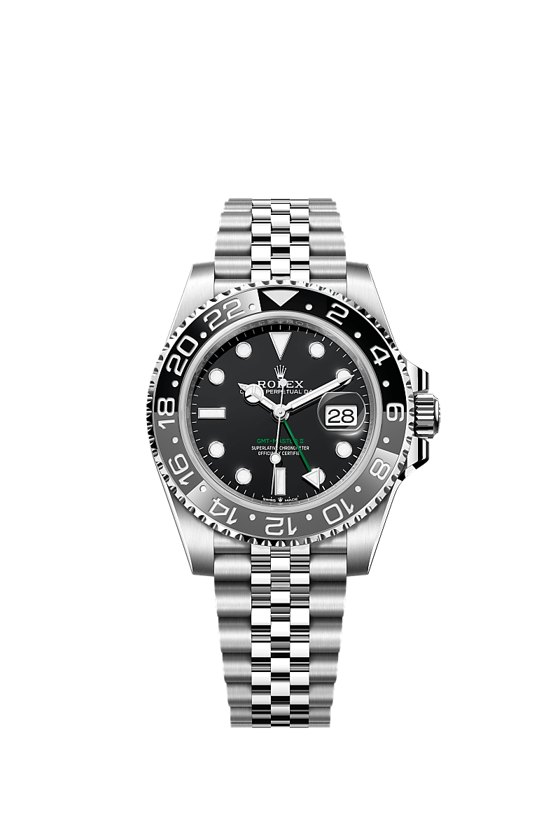 Rolex GMT-Master II 40mm, Stainless Steel, Bruce Wayne, Jubilee, Ref# 126710GRNR-0003