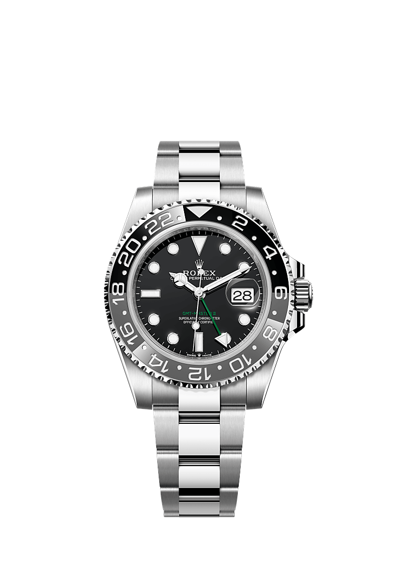 Rolex GMT-Master II 40mm, Stainless Steel, Bruce Wayne, Oyster, Ref# 126710GRNR-0004