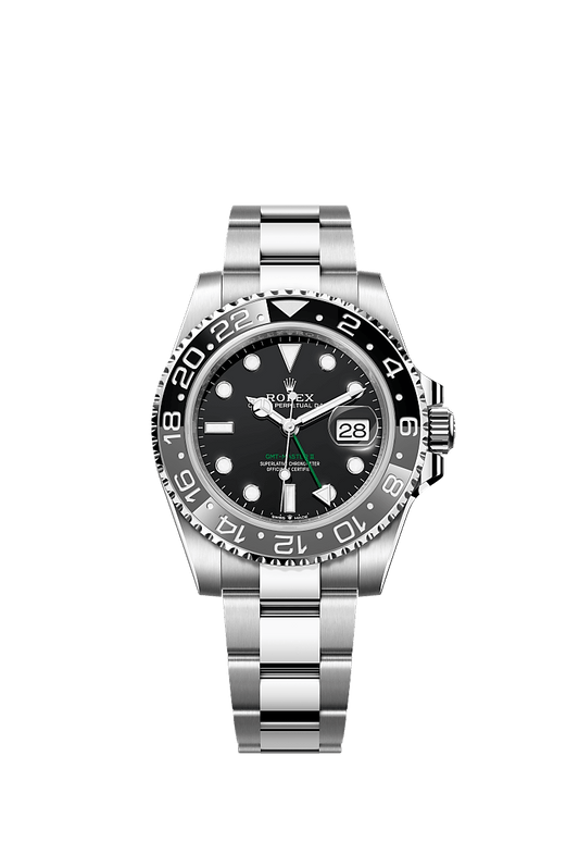 Rolex GMT-Master II 40mm, Stainless Steel, Bruce Wayne, Oyster, Ref# 126710GRNR-0004