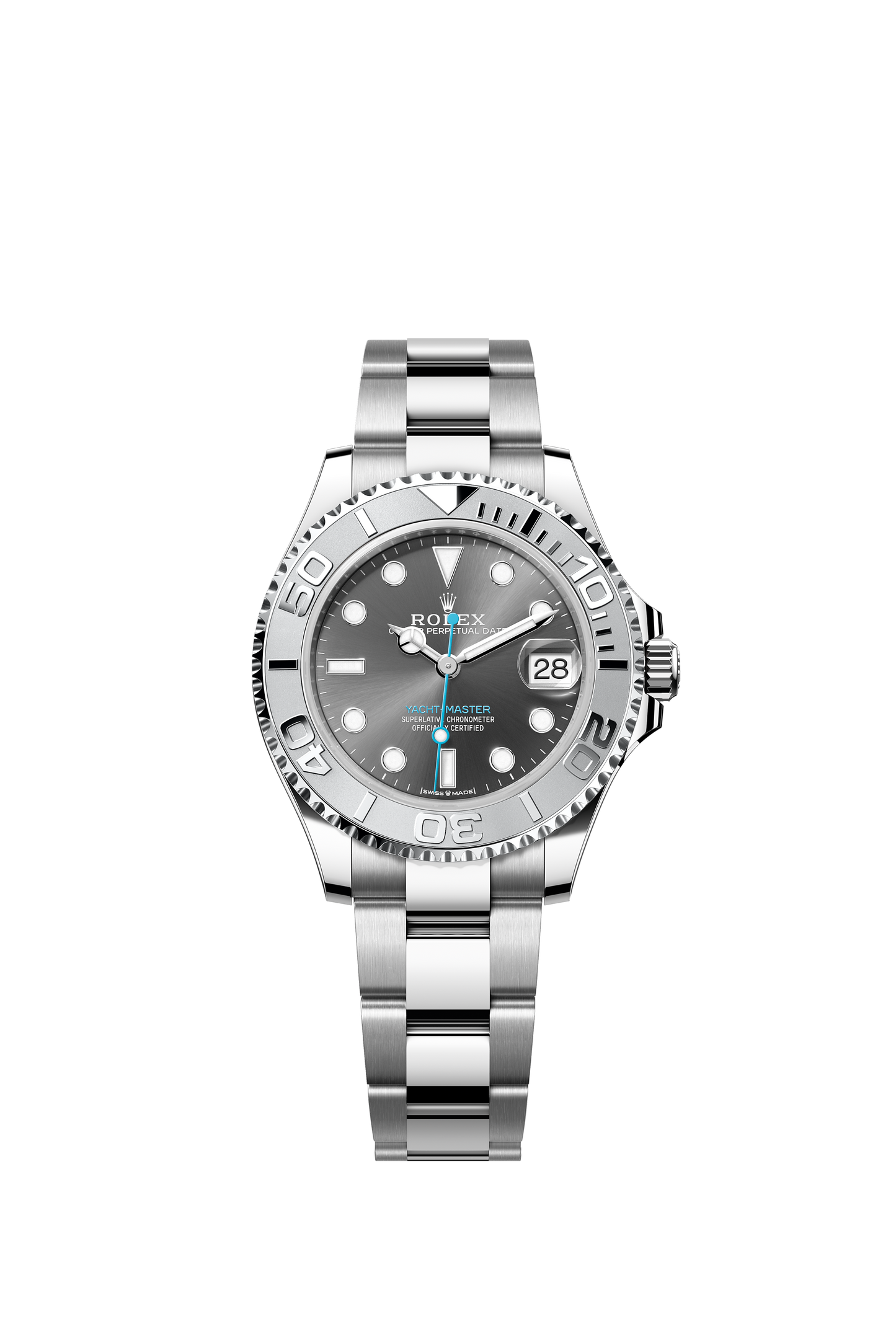 Rolex Yacht-Master 37mm, Stainless Steel, Rhodium, Ref# 268622