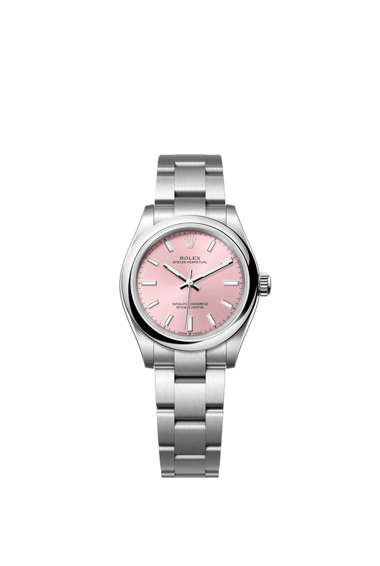 Rolex Oyster Perpetual 31mm, Stainless Steel, Pink, Ref# 277200-0004