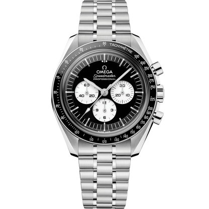 Omega Speedmaster Professional Moonwatch 42mm, Stainless Steel, Reverse Panda, Black, Ref# 310.30.42.50.01.004, dated 2026